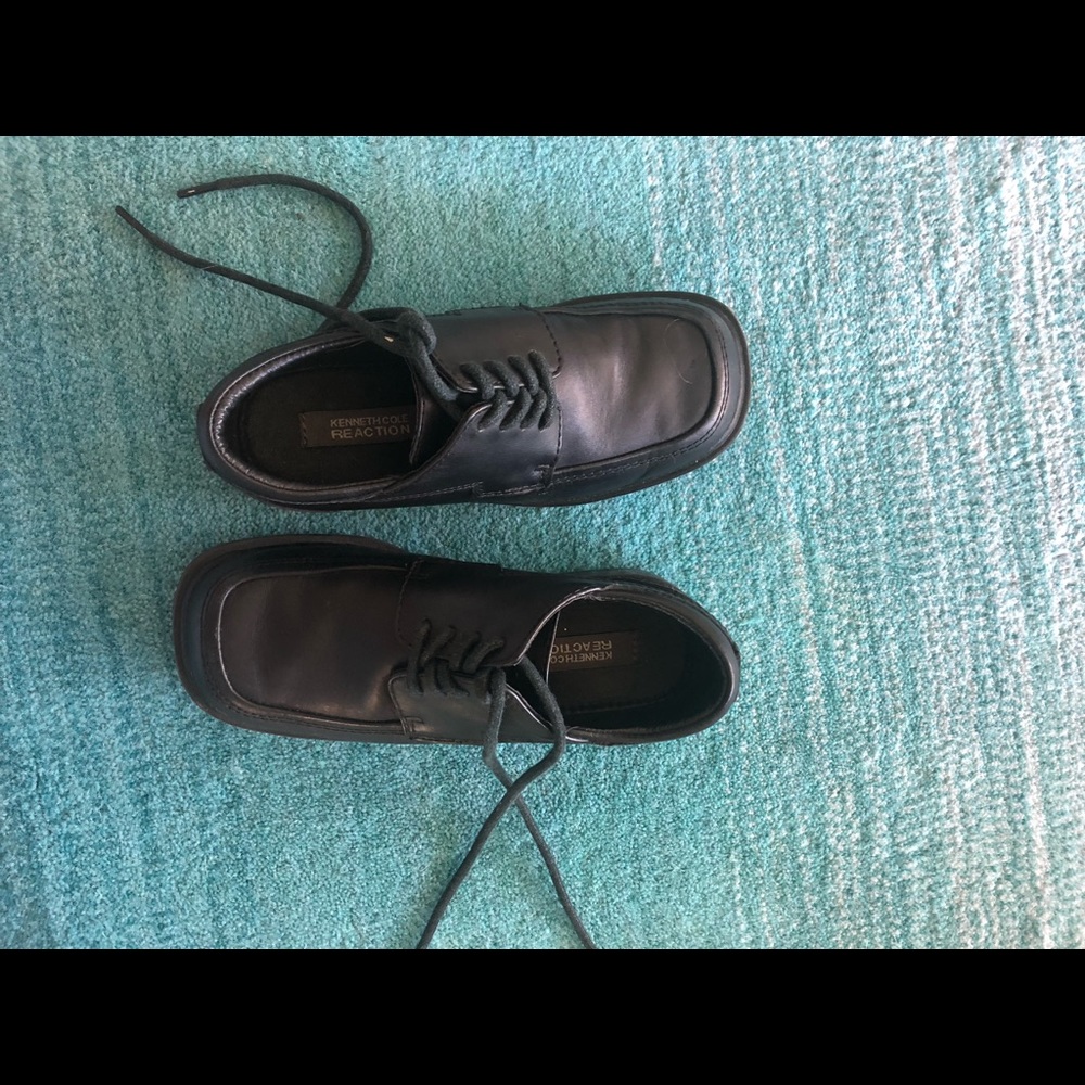 Kenneth Cole Kids Dress Black Shoes Size 12.5M